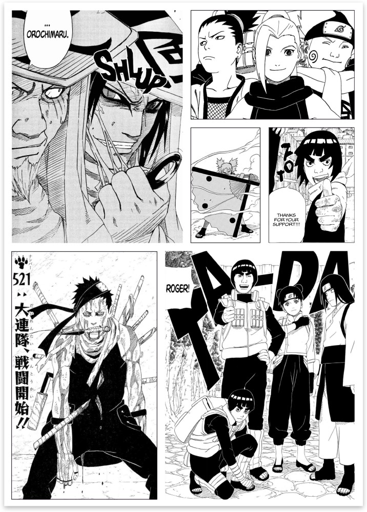 Naruto Anime Shinobi Manga Panel 16 Waterproof Non-tearable Wall Posters  125 Micron sheet Size A3 Paper Print - Comics posters in India - Buy art,  film, design, movie, music, nature and educational