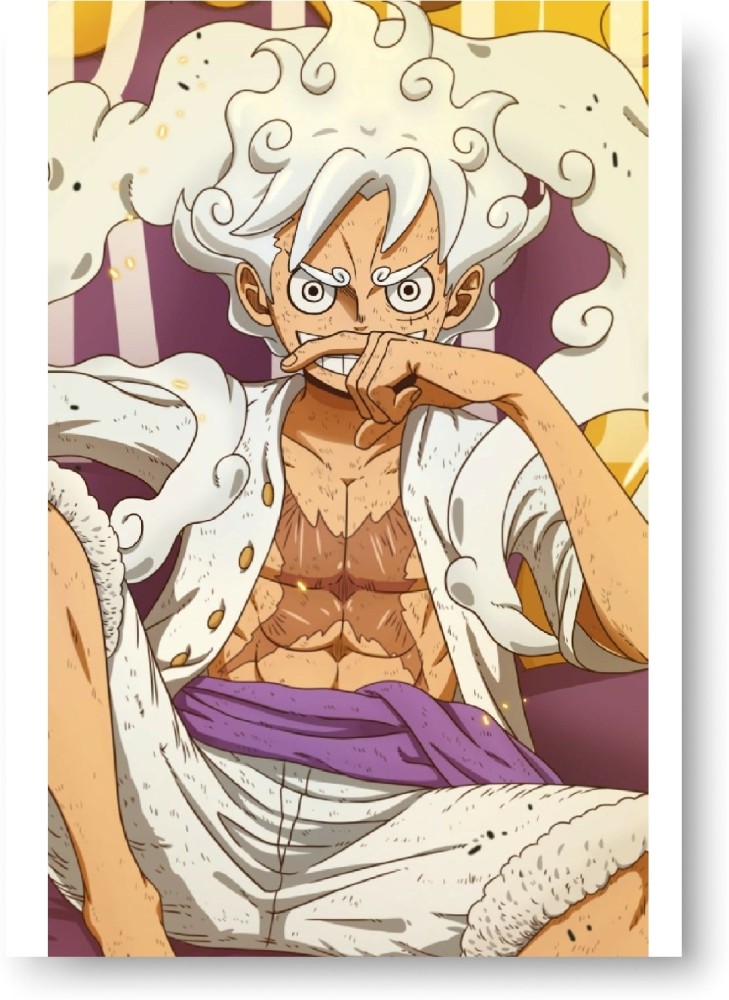 Luffy Gear 5 Anime One Piece Art Poster