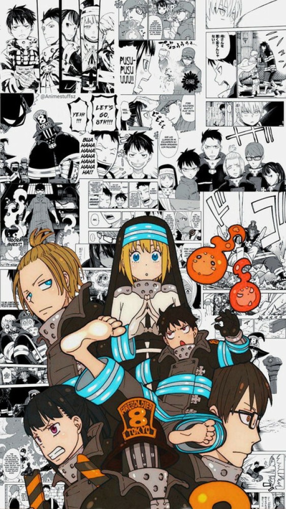 Anime Fire Force Poster Decor For Home Posters Room Wall Pictur