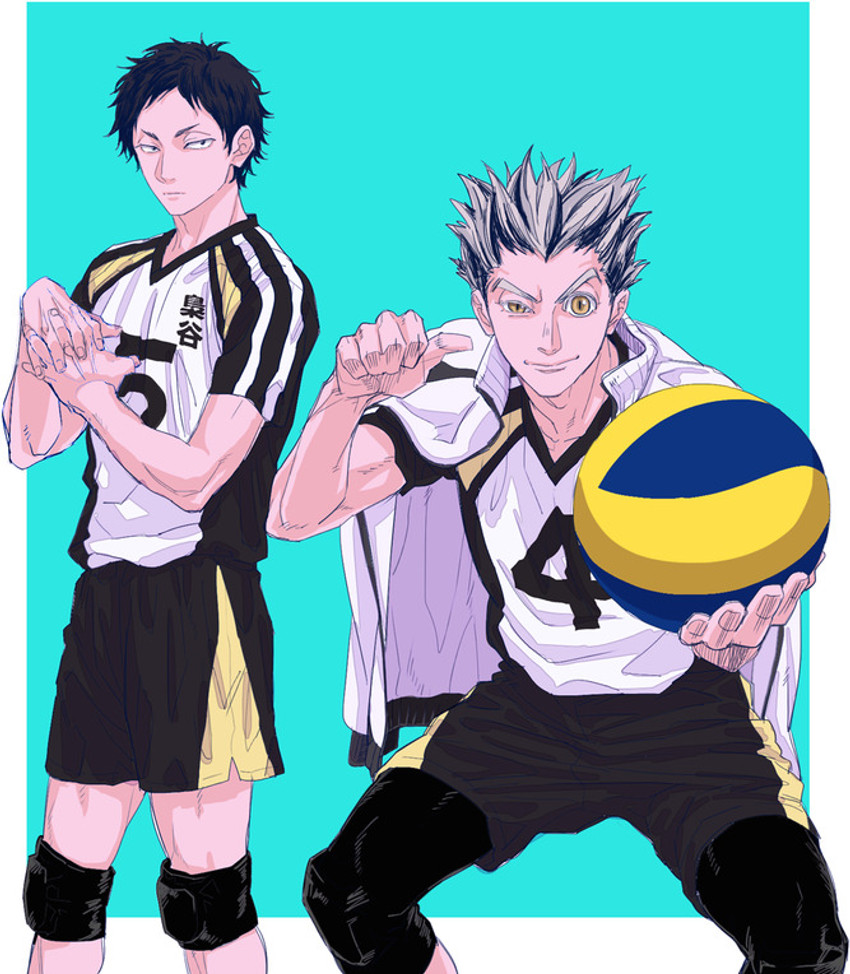 haikyuu season 4, akaashi and bokuto <33