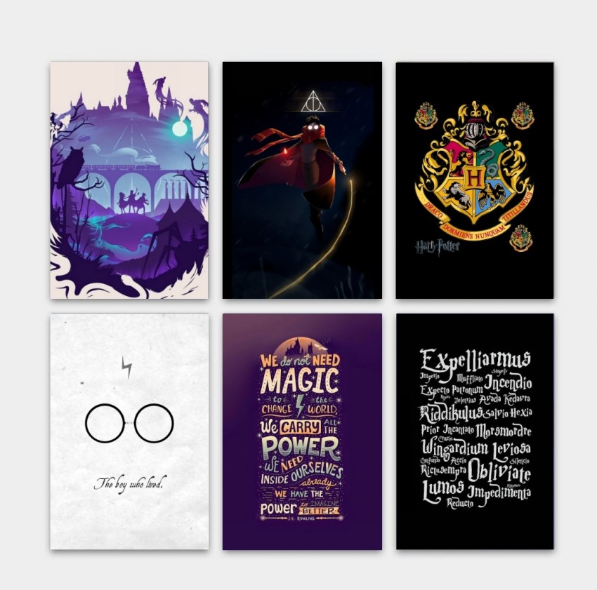 Official Harry Potter- Quotes, Wall Decor - Home & Office Poster Print  Art [ Frame Not Included ] , licensed by Warner Bros,USA Photographic Paper  - Movies posters in India - Buy