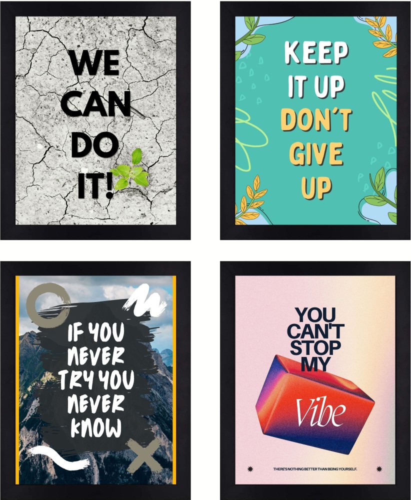 Motivational Quotes Paper Print - Quotes & Motivation, Educational, Art &  Paintings, Typography, Pop Art, Decorative posters in India - Buy art,  film, design, movie, music, nature and educational paintings/wallpapers at