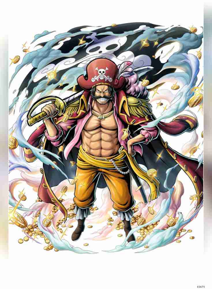 Gol D Roger Gold Anime Yellow Pirate Gold Roger One Piece Matte Finish  Poster Paper Print - Animation & Cartoons posters in India - Buy art, film,  design, movie, music, nature and