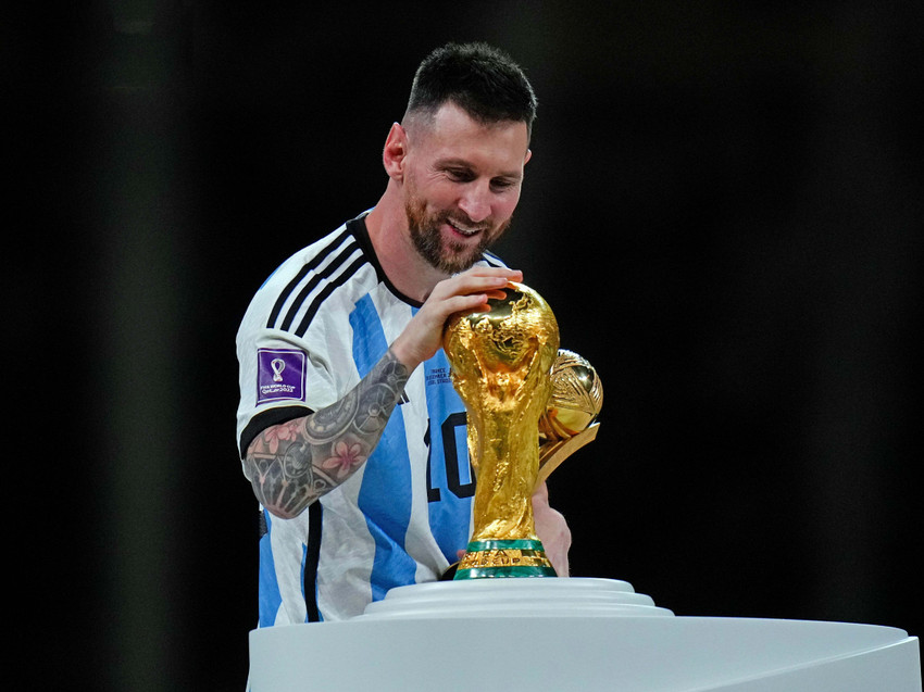 Lionel Messi - Argentina - World Cup 2022 Winner - Football Sports Poster Paper Print - Sports posters in India - Buy art, film, design, movie, music, nature and educational paintings/wallpapers at Flipkart.com