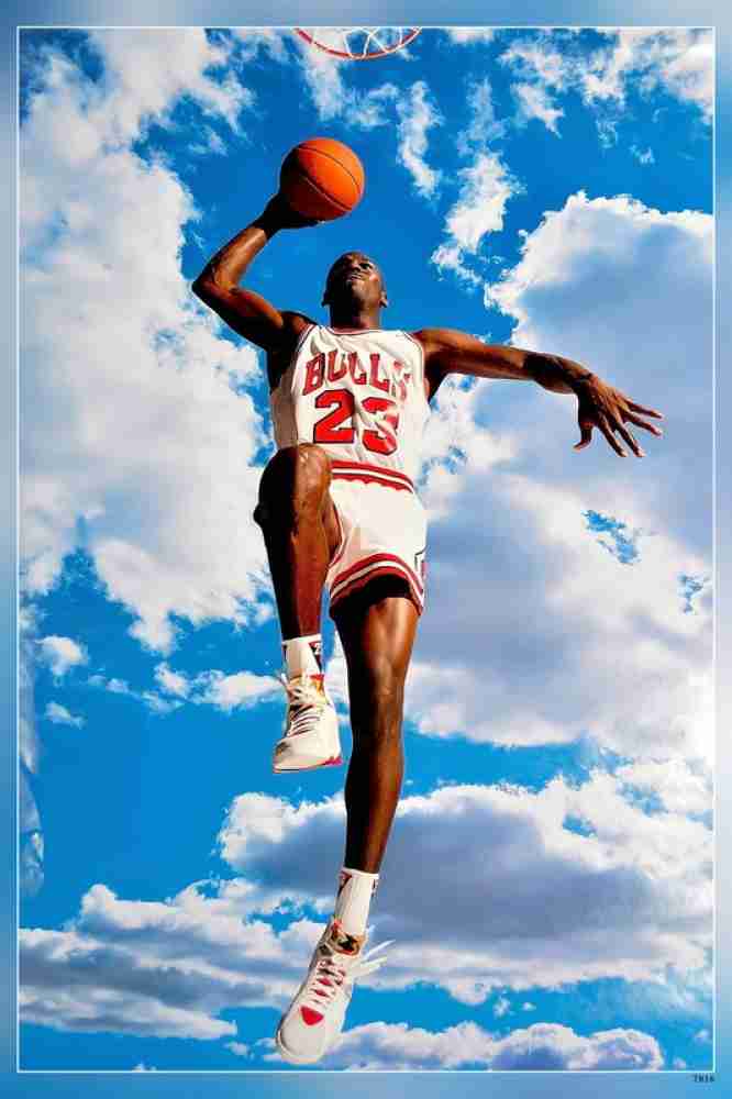 Michael Jordan Collage Laminated & Framed Poster (36 x 24) 