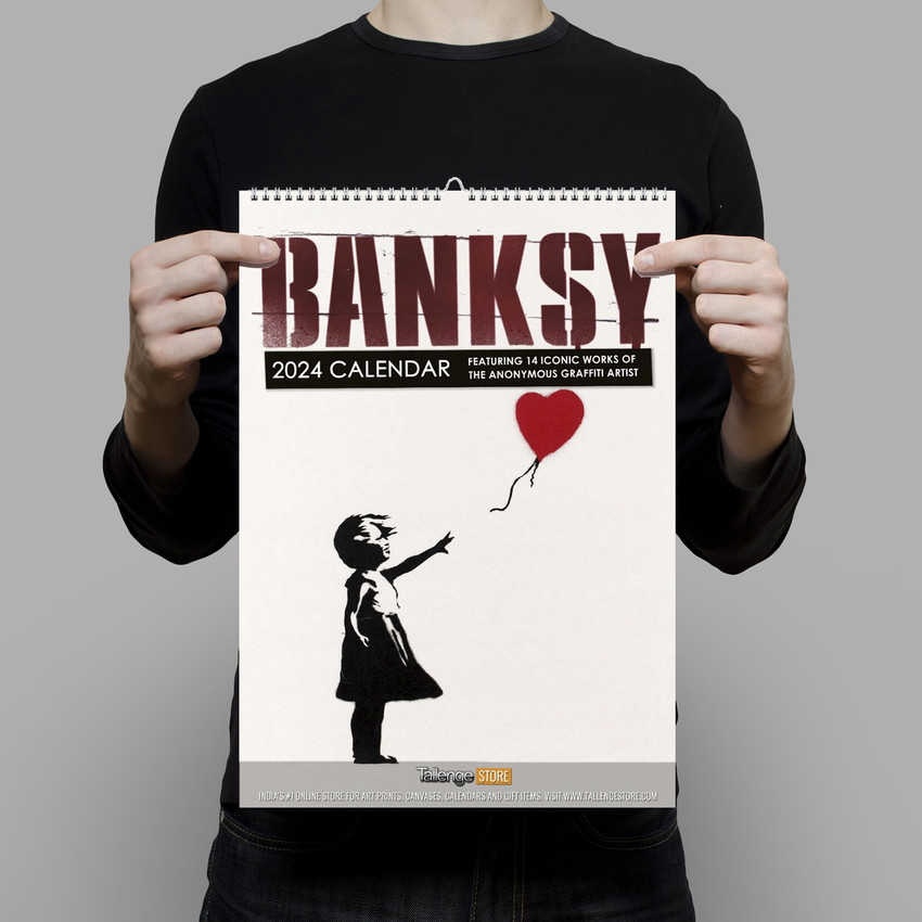 2024 Wall Calendar - Banksy - Graffiti Artist Paper Print - Art & Paintings  posters in India - Buy art, film, design, movie, music, nature and  educational paintings/wallpapers at Flipkart.com