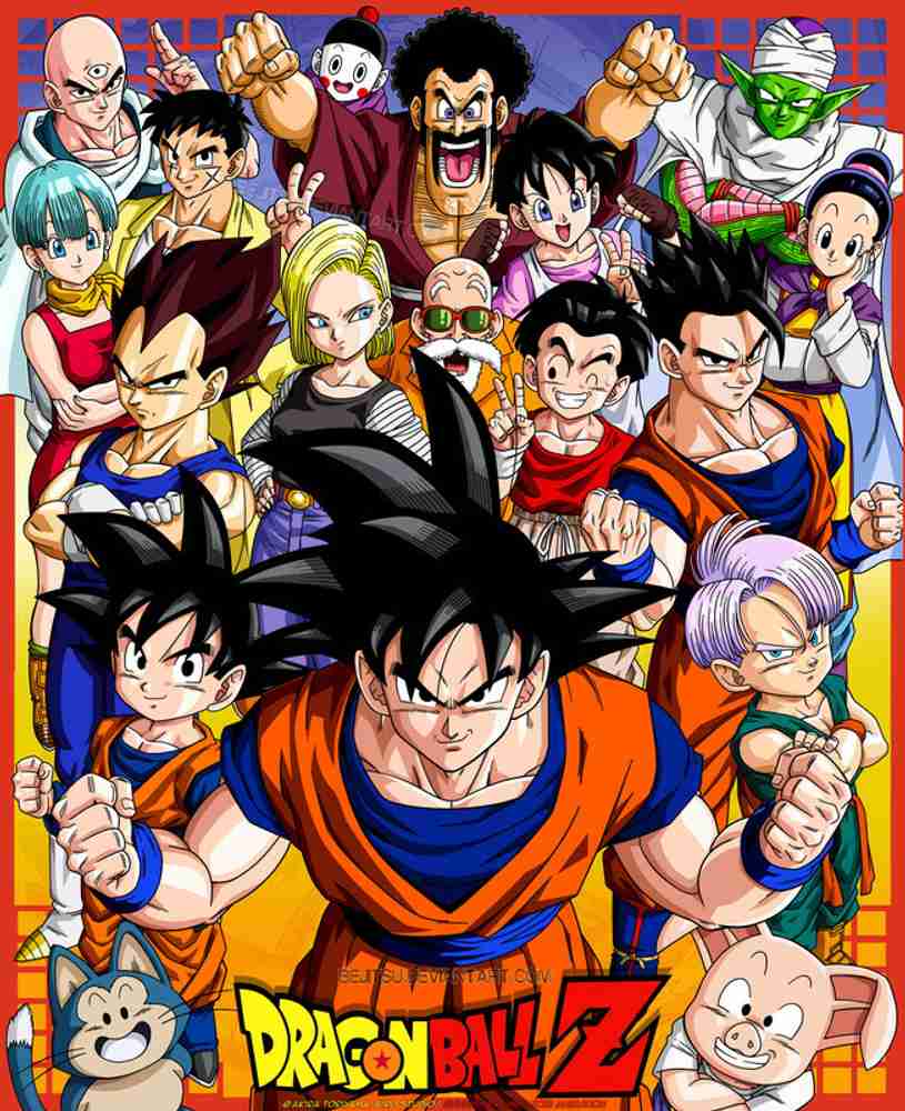 Goku Dragon Ball Z Hd Matte Finish Poster Paper Print - Animation