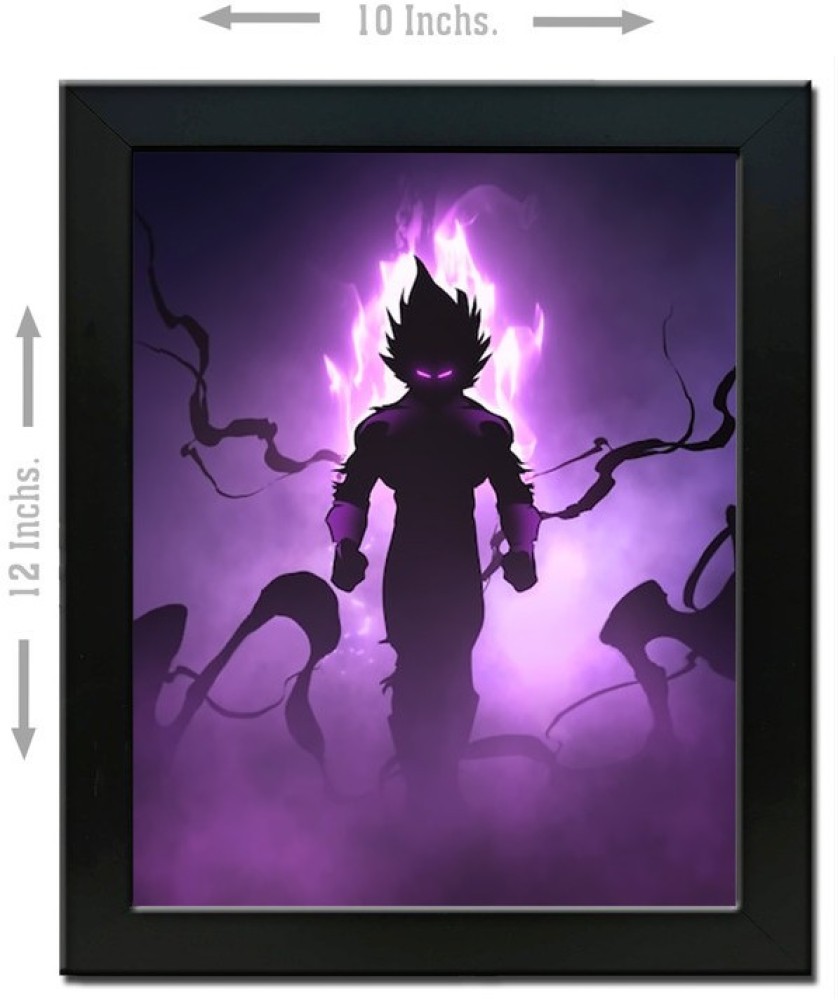 YourCanvas | Son Goku | | Dragon Ball Z Frames | Super Anime | Framed  Posters (Black Framed 10×13 inches, Son Goku)