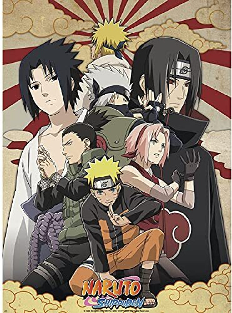 NARUTO SHIPPUDEN CHARACTERS POSTER, JAPANESE ANIME COMIC NEW 24x36 FREE SHIP