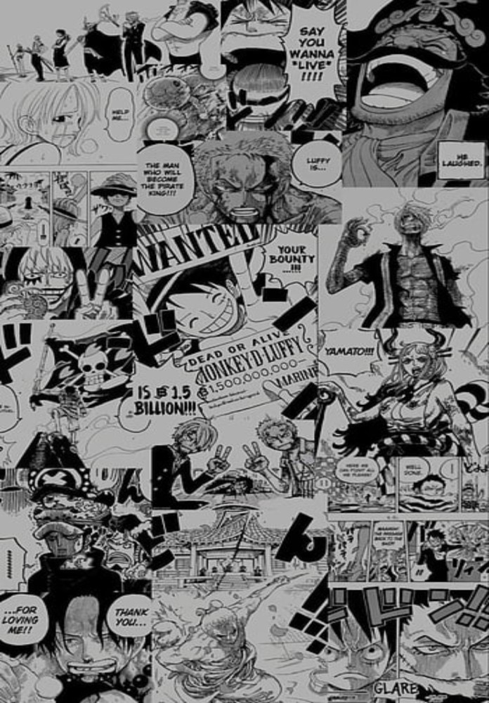 Monkey D Luffy, portrait, artwork, manga, One Piece, HD wallpaper