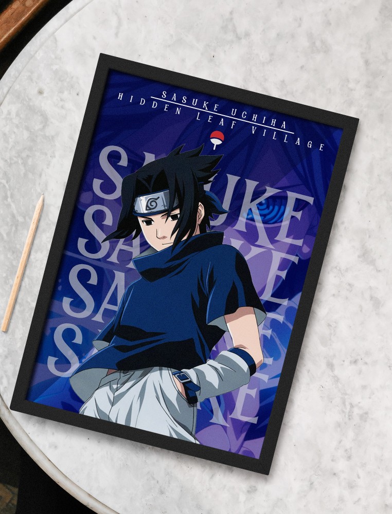 NARUTO ANIME WALL POSTER, PACK OF 18 wall collage kit, ANIME WALL COLLAGE6  * 4 inches, Naruto Uzumaki, Sasuke Uchiha