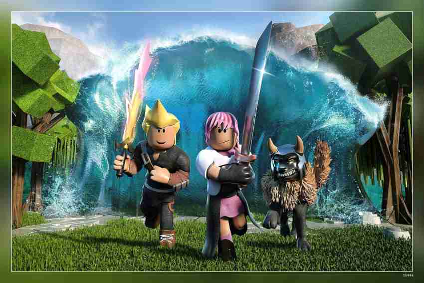 Roblox Video Game Hd Matte Finish Poster Paper Print - Animation