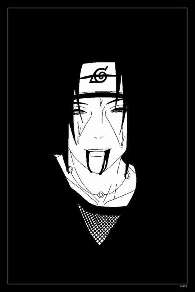 POSTERDADDY Naruto Shippuuden Uchiha Itachi Akatsuki Drawing Matte Finish  Paper Poster Print 12 x 18 Inch (Multicolor) PD-14227 : : Home &  Kitchen