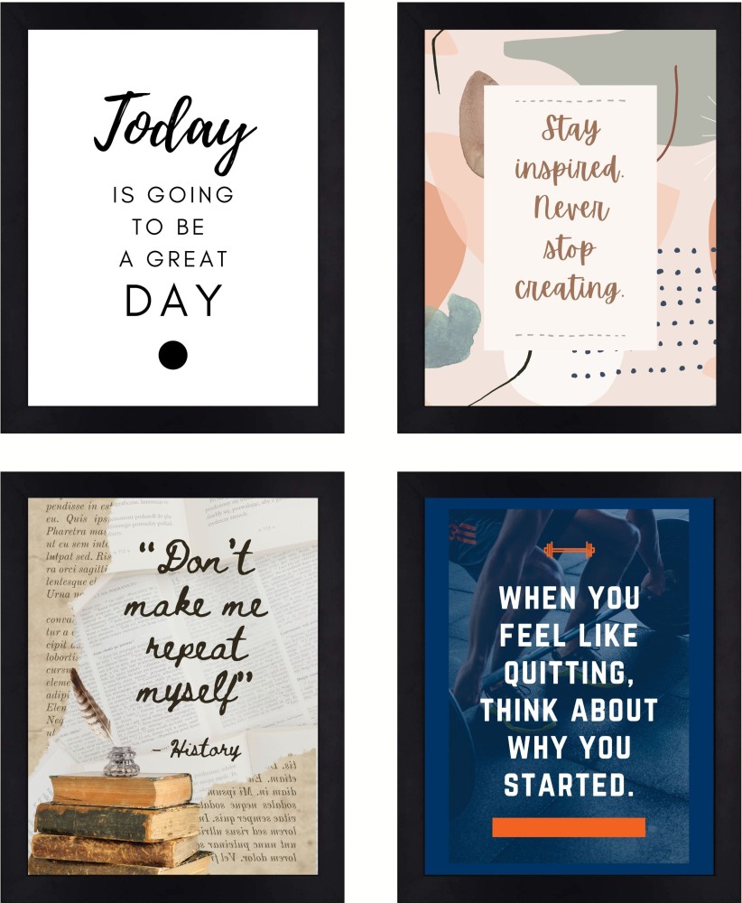 Motivational Quotes Paper Print - Quotes & Motivation, Educational, Art &  Paintings, Typography, Pop Art, Decorative posters in India - Buy art,  film, design, movie, music, nature and educational paintings/wallpapers at