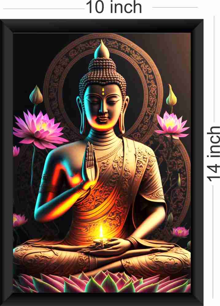 BEAUTIFUL LORD BUDDHA PHOTO FRAME Photographic Paper