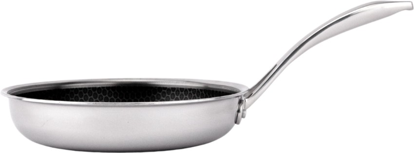 Buy Prestige Honey Comb Tri Ply Fry Pan 28 cm diameter with Lid (Stainless  Steel, Non-stick, Induction Bottom)- /shop