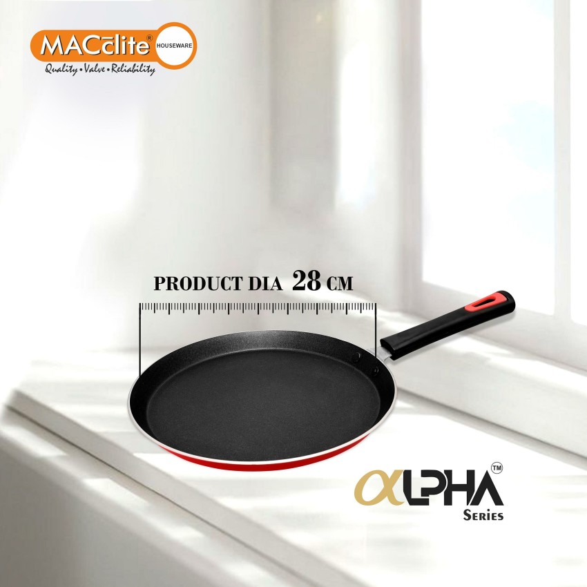 Buy Navrang Aluminium Non-Stick Dosa Tawa - Induction Base, 26 cm