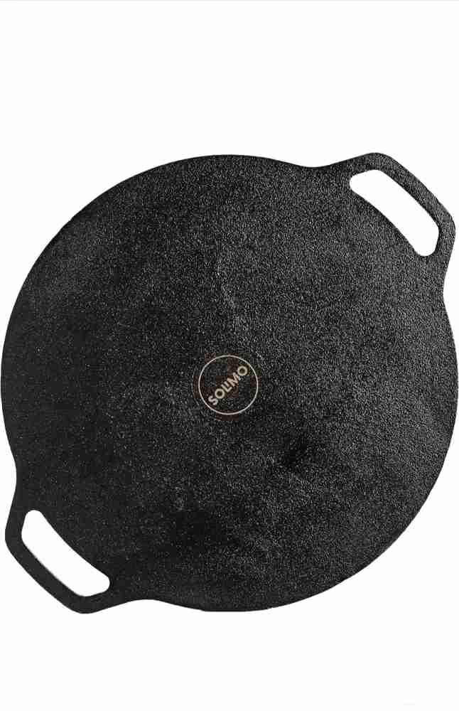  Rock Tawa Dosa Tawa 14 Inch Pre-Seasoned Cast Iron