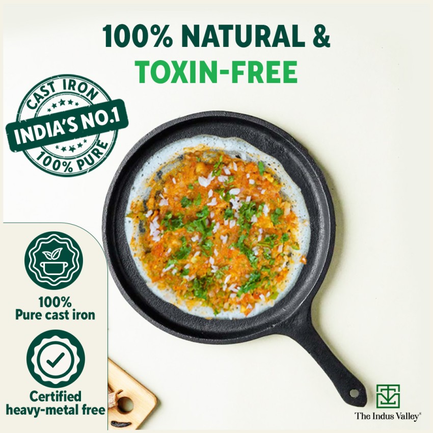 The Indus Valley Cast Iron Dosa Tawa Unboxing & Review, How to Season Cast  Iron Dosa Tawa