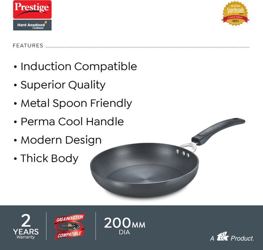 Anodised outlet frying pan