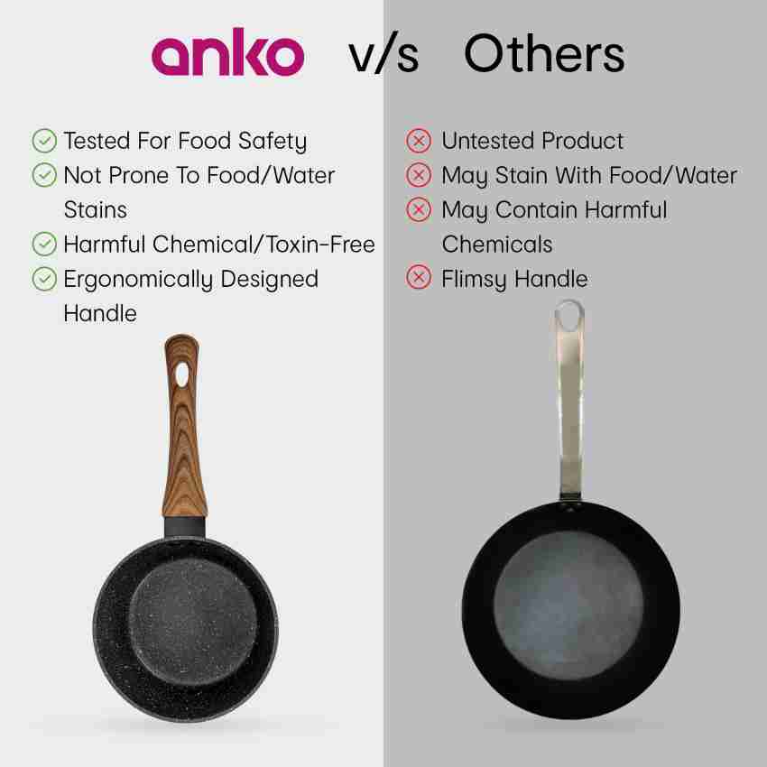 Anko Non-Stick Aluminium Frying Pan, 3.5 mm Thickness