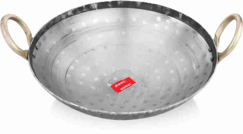 NPCPL Pure Iron Kadai 12 Inch - Traditional - Loha Lokhandi Kadhai