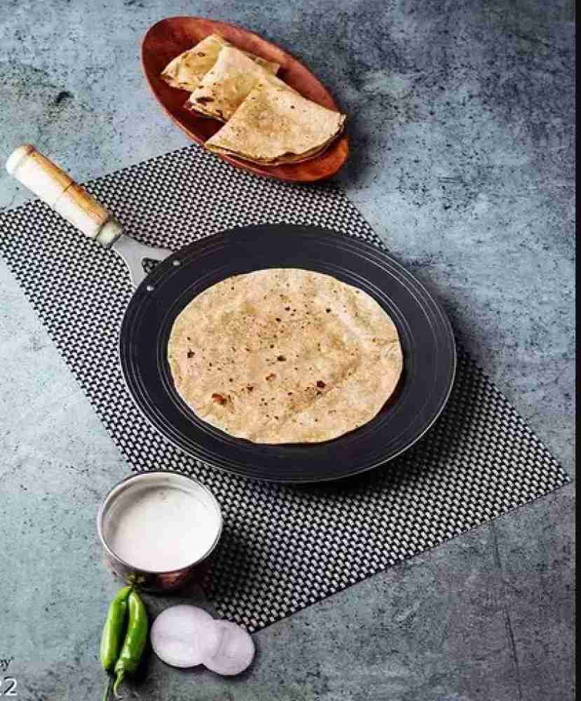 Monika collection ROTI CHAPATI PARATHA GAS CHULA STOVE CAST IRON TAWA  STRONG QUALITY POT PAN Tawa 25 cm diameter Price in India - Buy Monika  collection ROTI CHAPATI PARATHA GAS CHULA STOVE