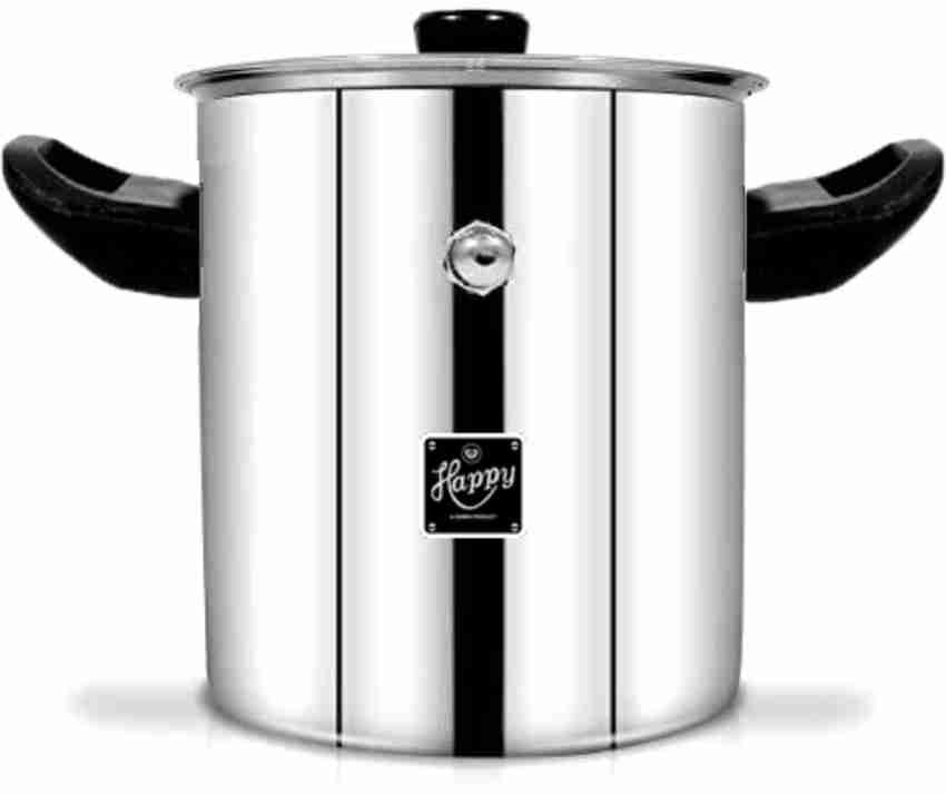 Happy Stainless Steel Double Wall Milk Boiler Milk Cooker Milk Container Milk Pot 14 cm diameter 1.5 L capacity with Lid Price in India Buy Happy Stainless Steel