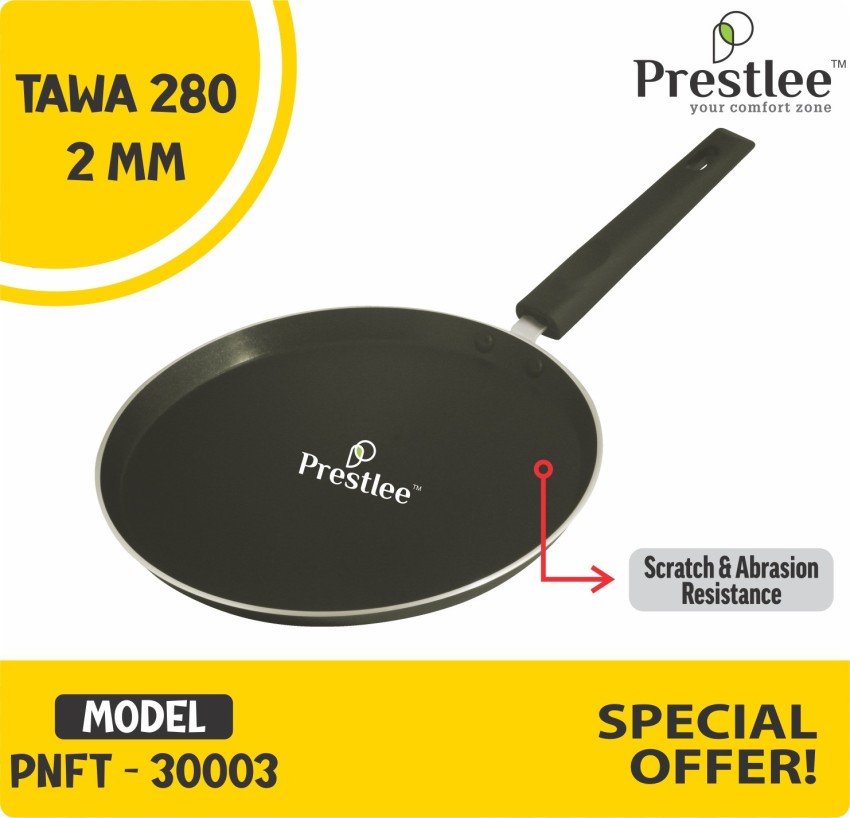 Prestlee Nonstick Tawa 280 MM 2.6 MM Thickness-Tawa/tawa for dosa/tawa set/ Tawa stand/