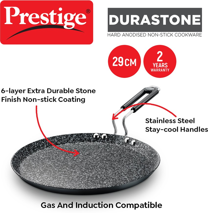 Prestige Durastone Hard Anodised 6 Layer Non-Stick Tea Pan with