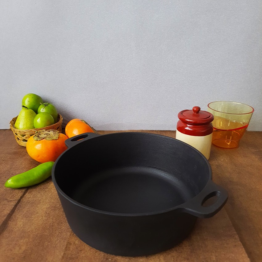 Duch Oven, Cast Iron Dutch Oven, Biryani Pot, Cooking Pot With Lid, Biryani  Pot Induction Bottom, Stew Pot, Cast Iron Cookware, Casserole. 