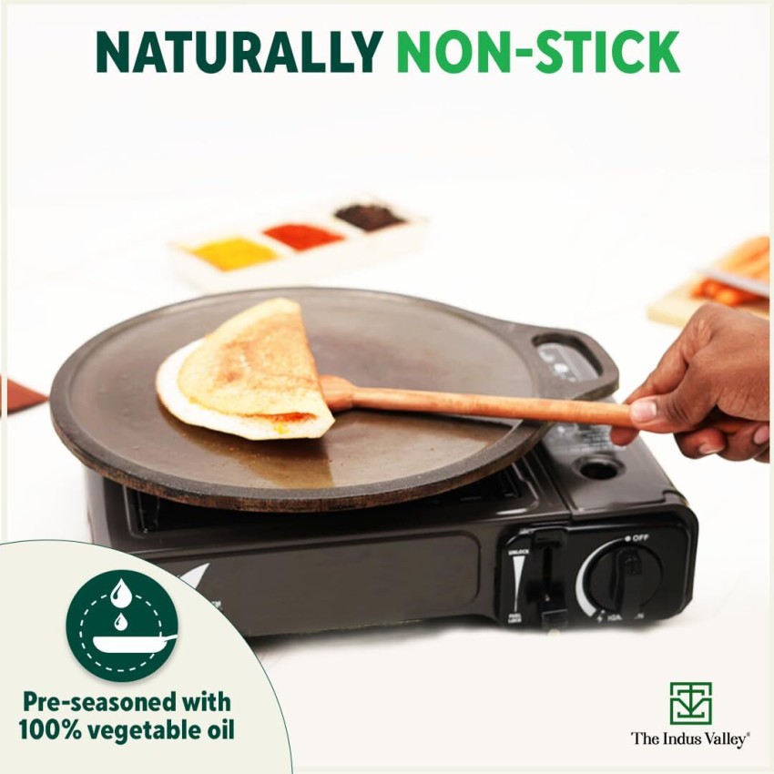 Non Stick Tawa: Time To Select Cast Iron and Ditch Non Stick – The Indus  Valley