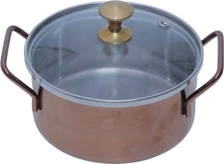 Aluminium Cooking Pot With Lid Patila/bhagona/tapeli Tope Flat Bottom Pot  Handmade Stockpots Cookware Indian Traditional Pot Cooking Vessels 
