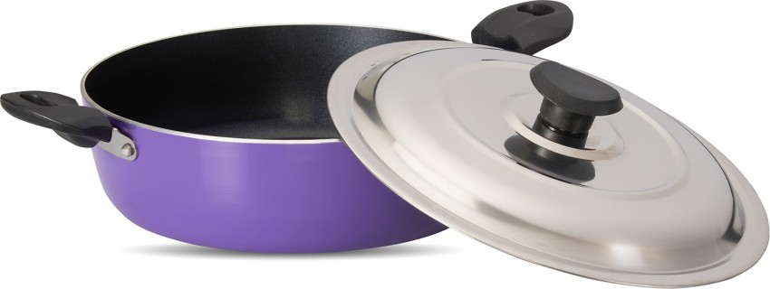 Aluminium Non-Stick Coated 4.5 Litres Stewpan, 24 cm Biryani pot