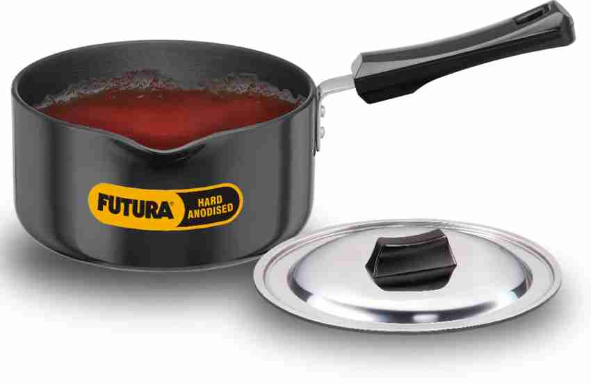 Buy Hawkins Futura Non-stick Sauce Pan 20 cm Diameter with Lid 3 L (NS30G)  Online at Best Price