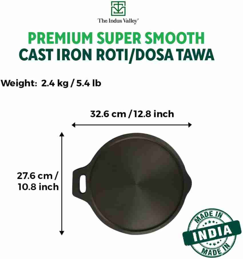 Buy Cast Iron Dosa Tawa with Free Flip Online at Best Prices In India – The  Indus Valley