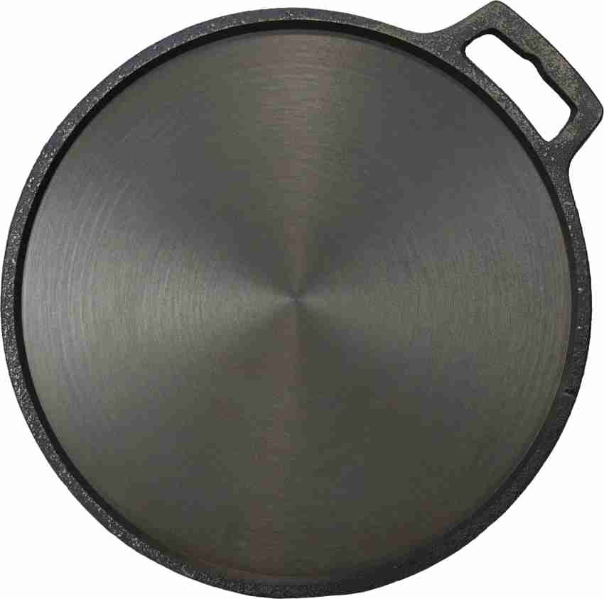 Trilonium Pre-Seasoned Cast Iron Dosa Tawa WHT10 , Diameter 10