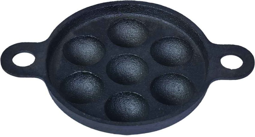  Meyer Pre Seasoned Cast Iron 12 Cavity Appam Patra