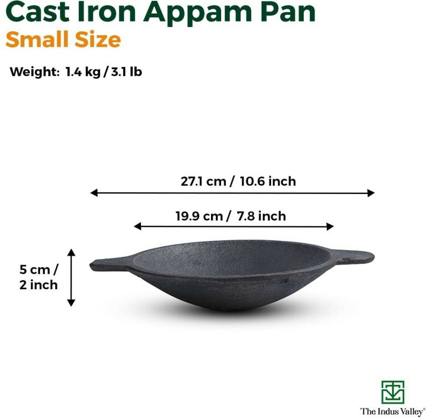 Appam Pan (Cast Iron) - Nature Friendly 😊♻ - FreshOn