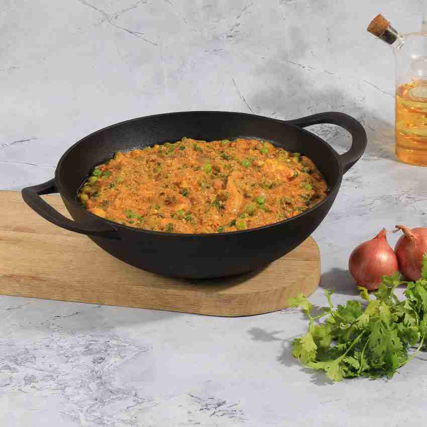 Iron Karahi Kadai Kadhai Iron Wok Balti Dish Indian With Handles