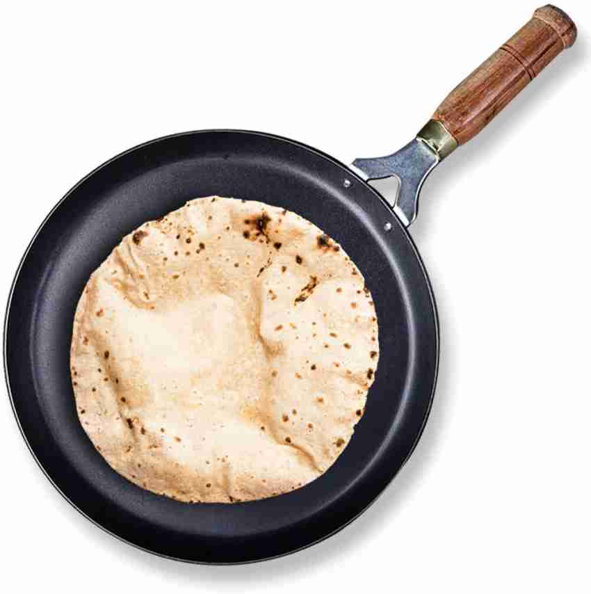 Iron Dosa Tawa With Handle Iron Thawa Wooden Handle Flat -  Israel