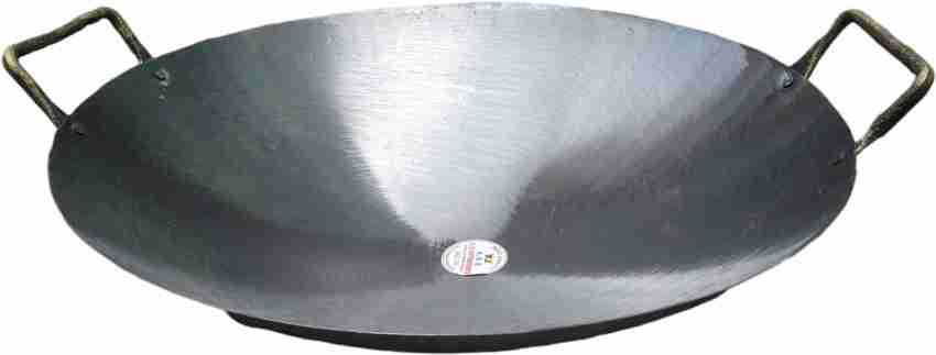 Iron Round Chinese Kadai Diameter 18Inch, Size: 16inch