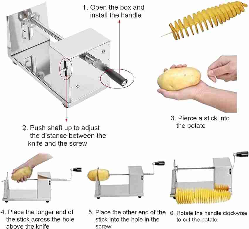 Potato cheap twister machine