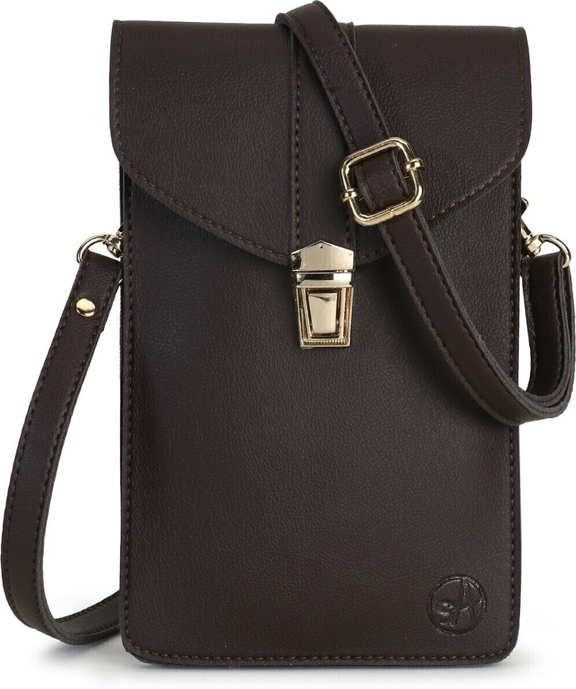 SPICE ART Women Mobile Bag Sling Bag for Ladies Handbag Mobile Pouch Brown Price in India Flipkart