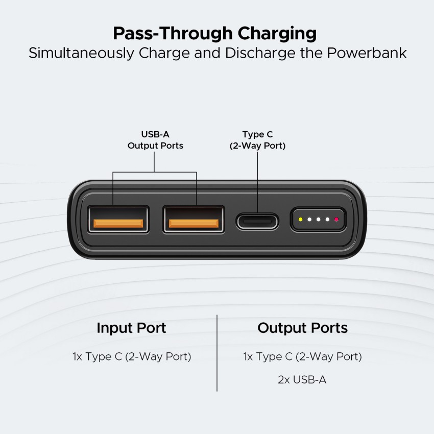 boAt Energyshroom PB310 Wireless Pro - Powerbank with fast