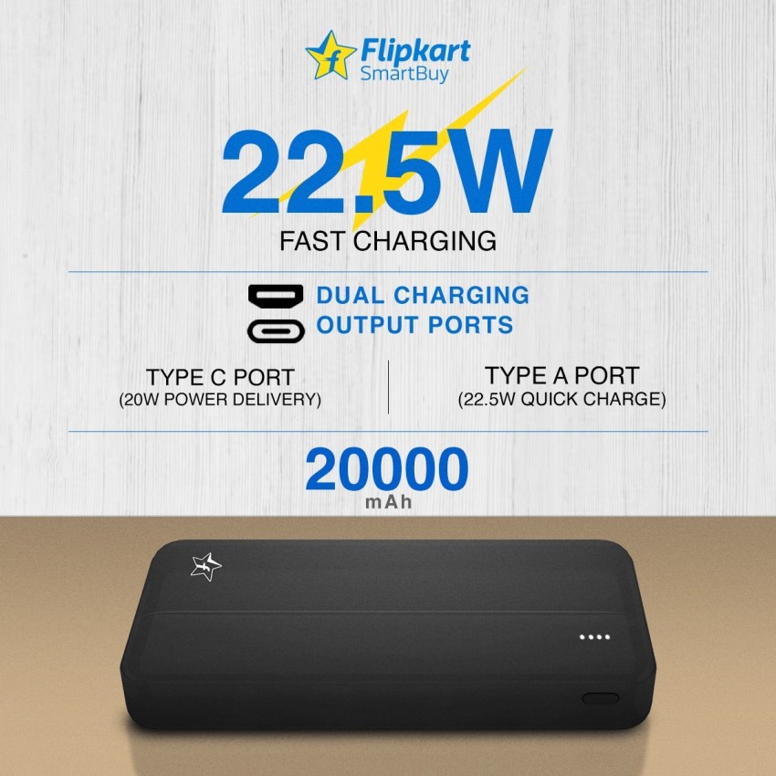 Flipkart SmartBuy 10000 mAh 18 W Power Bank Price in India - Buy Flipkart  SmartBuy 10000 mAh 18 W Power Bank online at