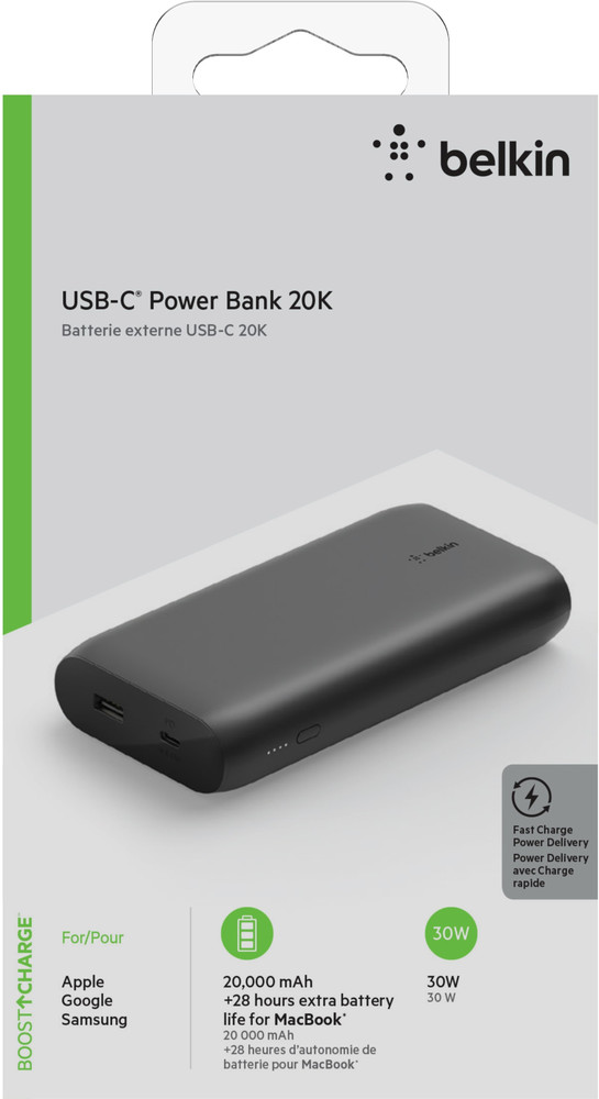 belkin portable charger 20000mah
