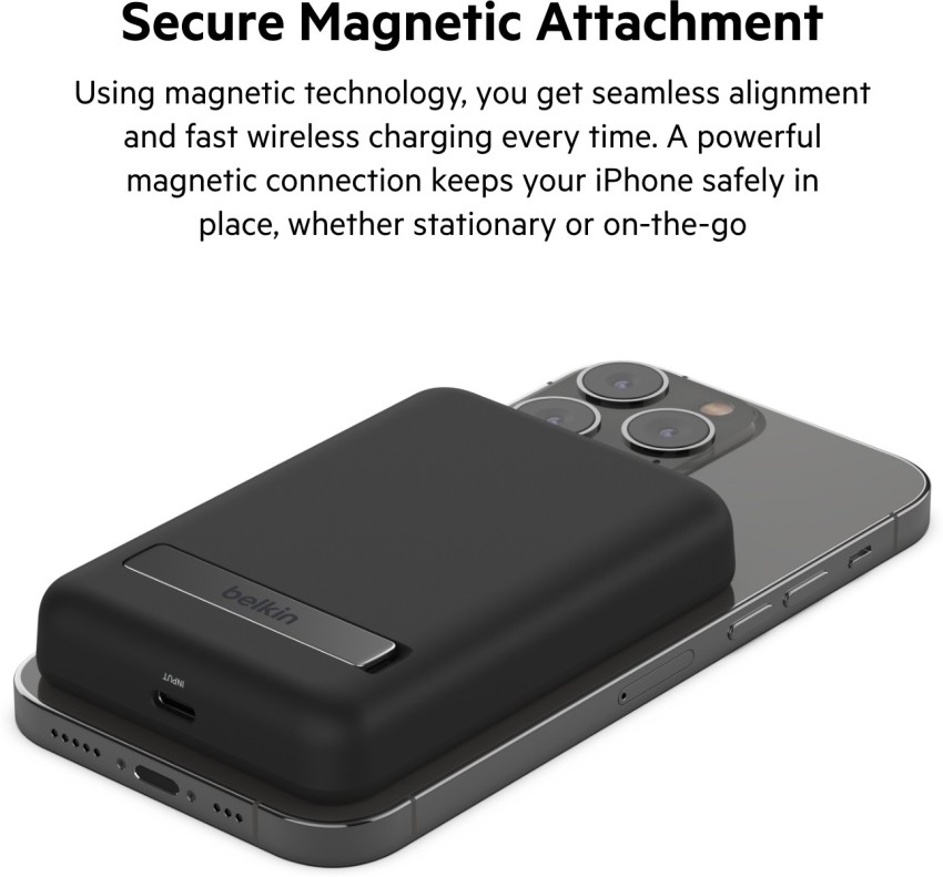 Quiñones Electronics - Batería Portátil Apple de 5,000 mah inalámbrica,  cover clear magnéticos para iPhone 12-6.1