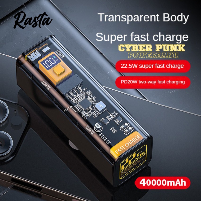 Rasta 40000 mAh 22.5 W Power Bank Price in India - Buy Rasta 40000