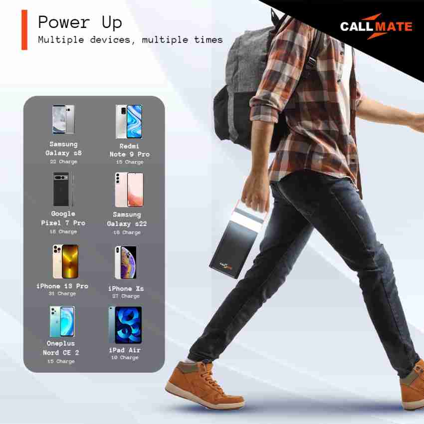 Callmate 100000 mAh 23 W Power Bank Price in India - Buy Callmate 100000 mAh  23 W Power Bank online at